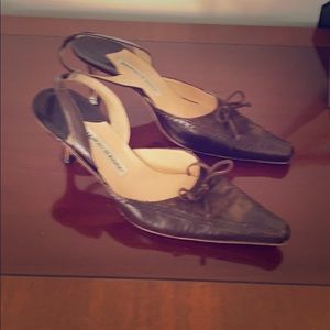 Manolo Blahnik slingbacks